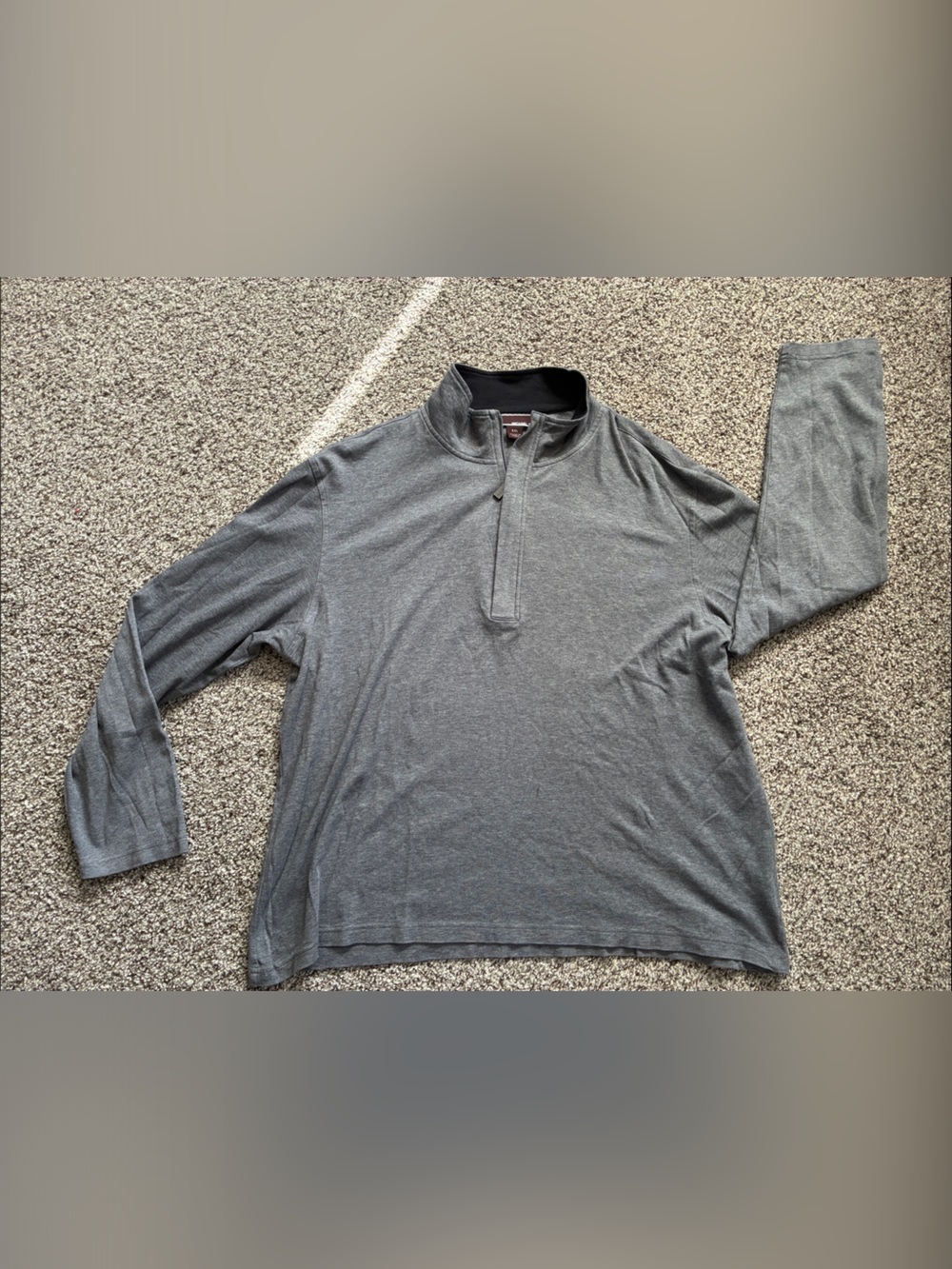 ⭐️ MICHAEL KORS Grey Quarter-Zip Long Sleeve Shirt